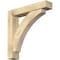 Ekena Millwork Thorton Block Rough Sawn Bracket w/ Offset Brace, Douglas Fir, 6"W x 30"D x 30"H BKT0604X30X30THR05RDF - alternate 1